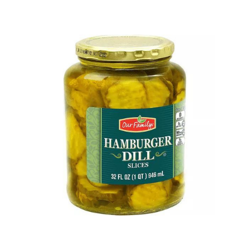 Our Family Hamburger Dill Slices 32oz