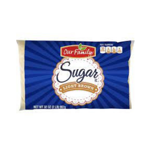 Our Family Light Brown Sugar 2lb