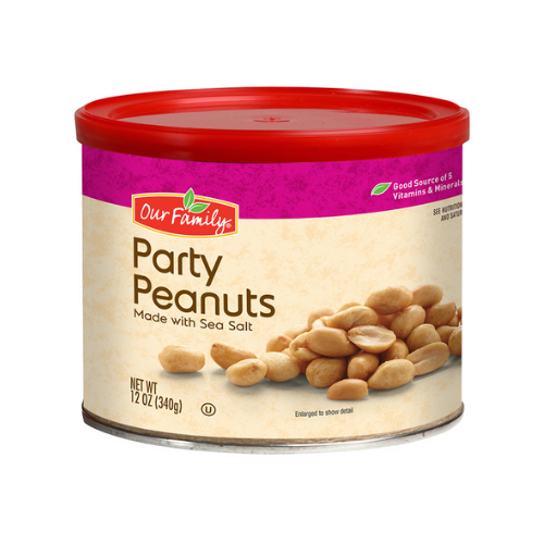 Our Family Party Peanuts with Sea Salt 12 oz