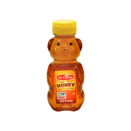 Our Family Pure Honey Bear 12 oz