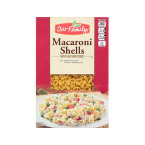 Our Family Small Shell Macaroni 16oz