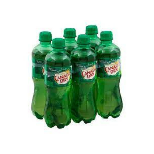 Canada Dry Ginger Ale Bottles 16.9fl oz x 6pk