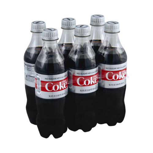 Coca-Cola Diet Coke Bottles 16.9fl oz x 6pk