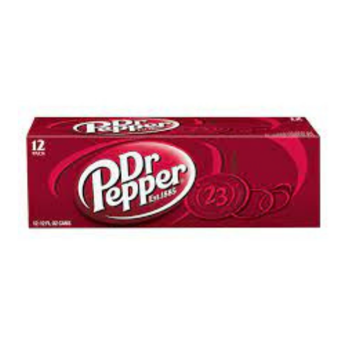 Dr Pepper Soda Cans 12fl oz x 12pk