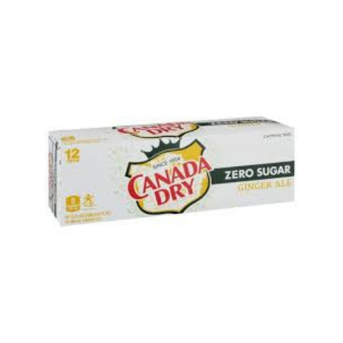 Canada Dry Diet Ginger Ale Soda Cans 12fl oz x 12pk