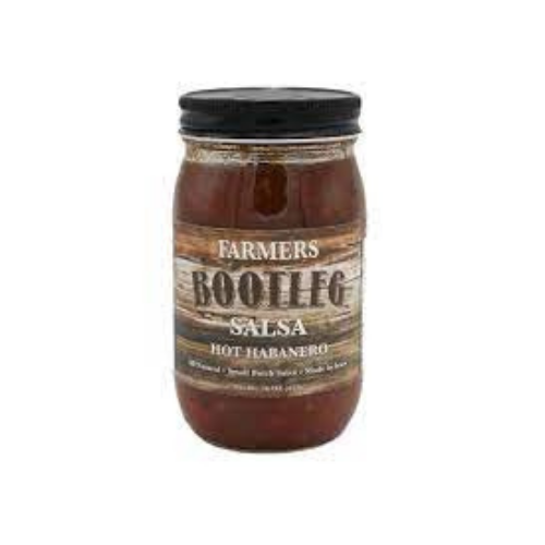 Farmer's Bootleg Hot Habanero Salsa 16 oz