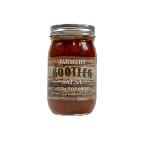 Farmer's Bootleg Hot Ghost Salsa 16 oz