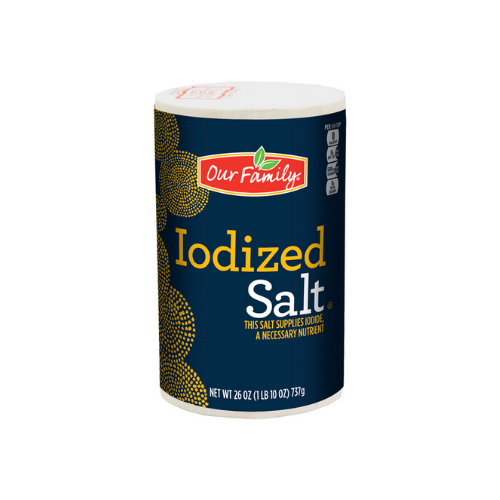 Our Family Iodized Salt 26oz