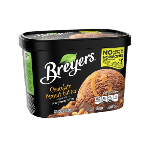 Breyers Chocolate Peanut Butter Ice Cream 48oz