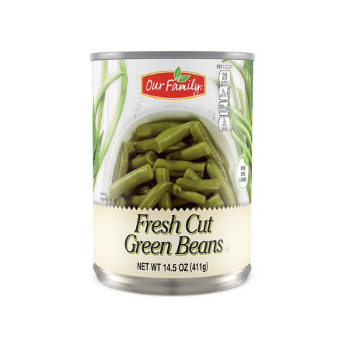 Our Family Fresh Cut Green Beans 14.5 oz