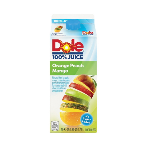 Dole Orange Peach Mango Juice Drink 59oz