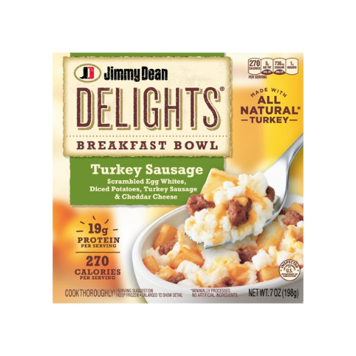 Jimmy Dean Delights Turkey Sausage Breakfast Bowl 7oz