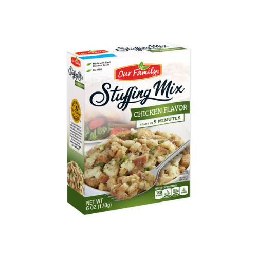 Our Family Chicken Flavor Stuffing Mix 6oz