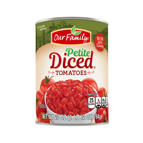 Our Family Petite Diced Tomatoes