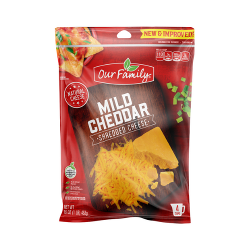 Our Family Mild Cheddar Shredded Cheese