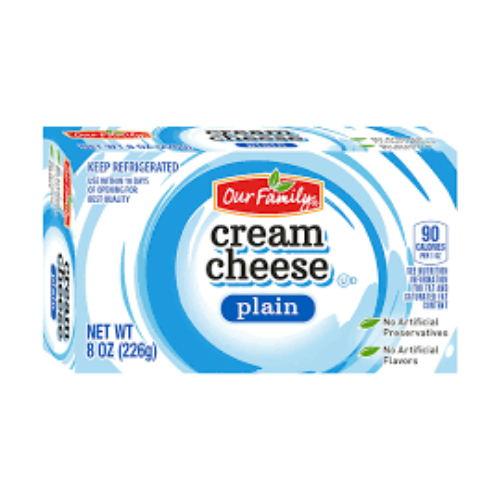 Our Family Cream Cheese 8oz