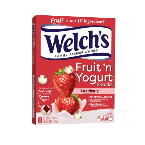 Welch's Strawberry Fruit 'N Yogurt Snacks 0.7oz x 8pk