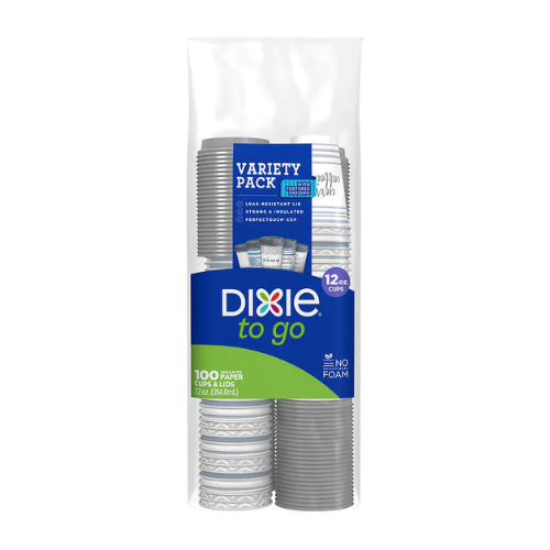 Dixie To Go Dixie To-go Hot Cups & Lids 12oz 26ct