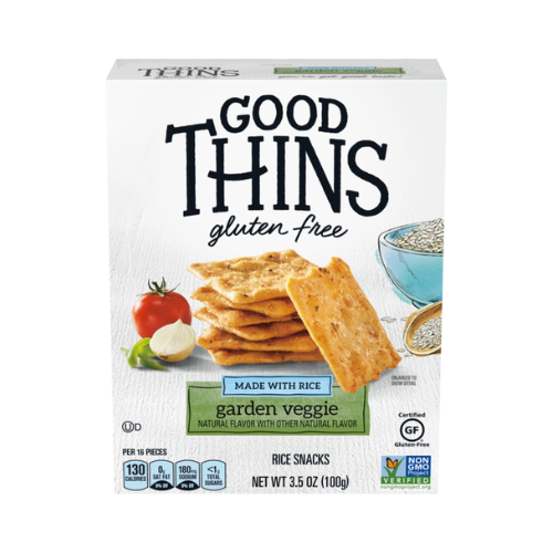 Nabisco Good Thins Rice Crackers Garden Veggie 3.5oz