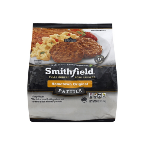 Smithfield Fully Cooked Pork Sausage Patties 19.5oz