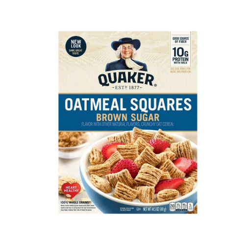 Quaker Brown Sugar Oatmeal Squares 14.5oz