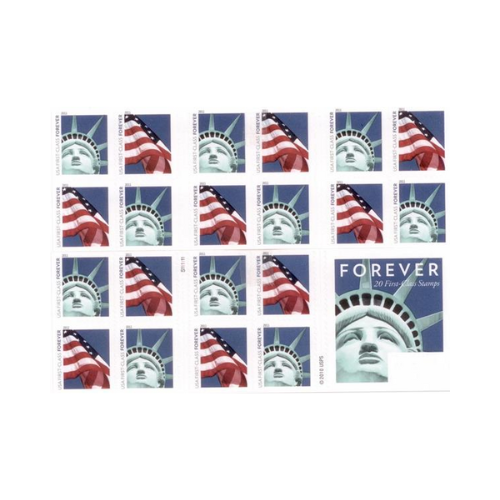 USPS FOREVER First Class Postage Stamps -  20 ct