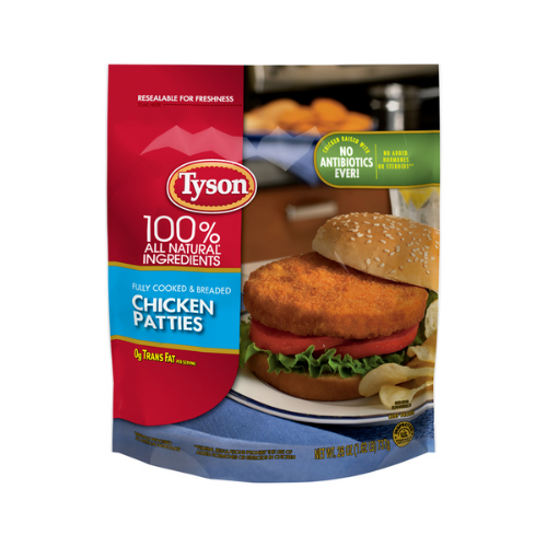 Tyson Fully Cooked & Breaded Chicken Patties 26oz