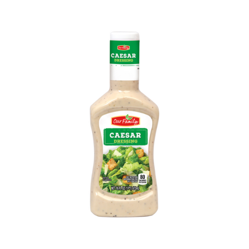 Our Family Creamy Caesar Salad Dressing 16 oz