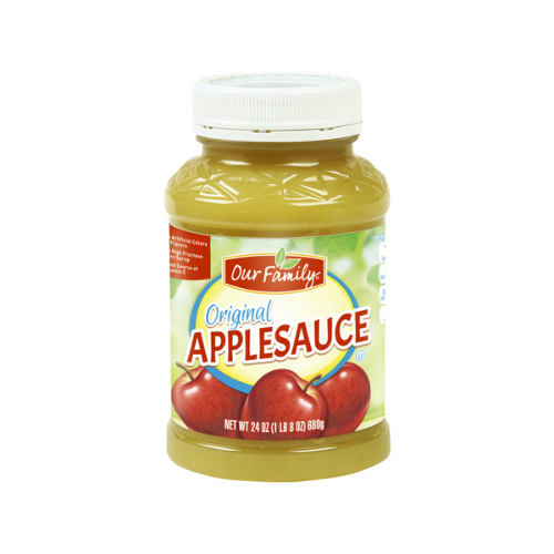 Our Family Original Applesauce 24 oz