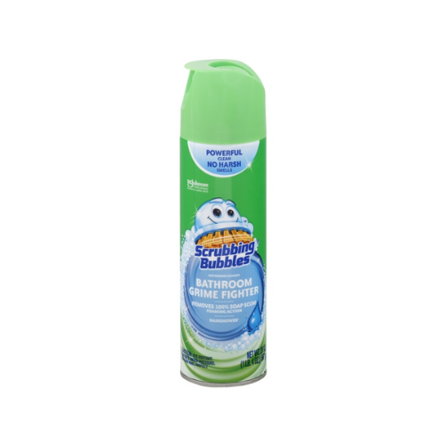 Scrubbing Bubbles Bathroom Grime Fighter Rainshower Aerosol Spray