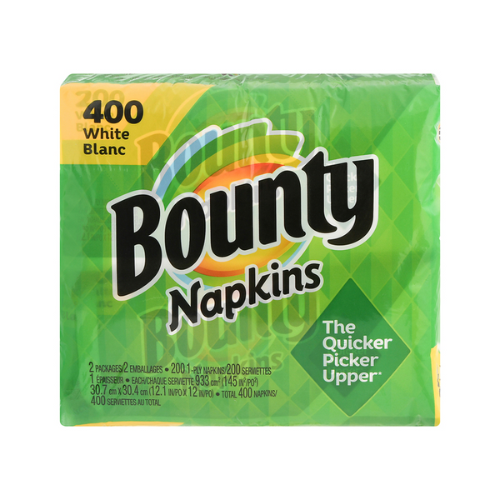 Bounty Paper Napkins White 200 ct