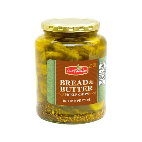 Our Family Bread & Butter Pickle Chips 16oz