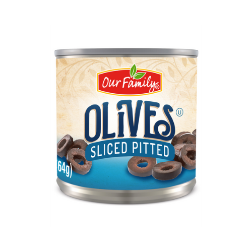 Our Family Pitted Sliced Olives 2.25 oz