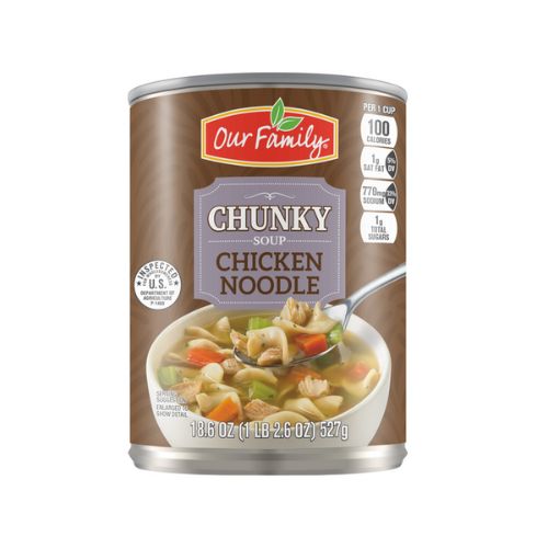 Our Family Hearty Chicken Noodle Soup 18.6oz