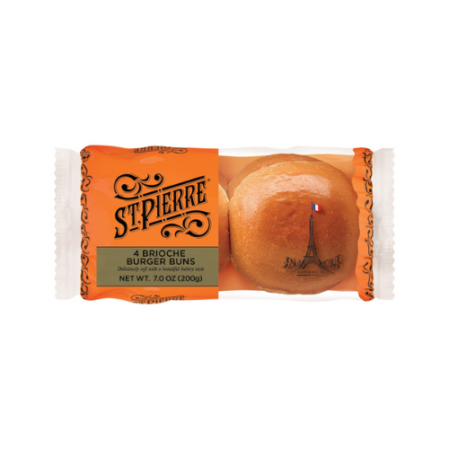 St. Pierre Brioche Buns 4 ct