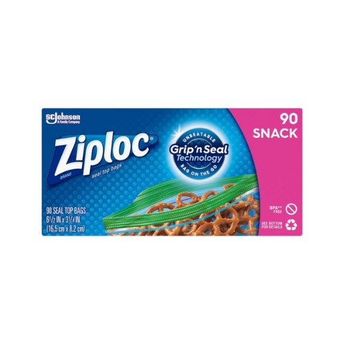 Ziploc Snack Bags 90 ct