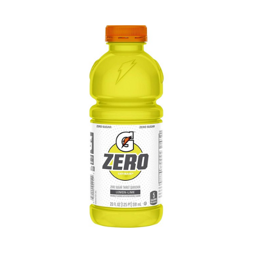 Gatorade Zero Lemon Lime Bottle 20fl oz