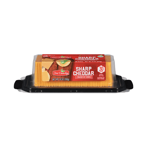 Our Family Sharp Cheddar Cracker Cuts 10oz