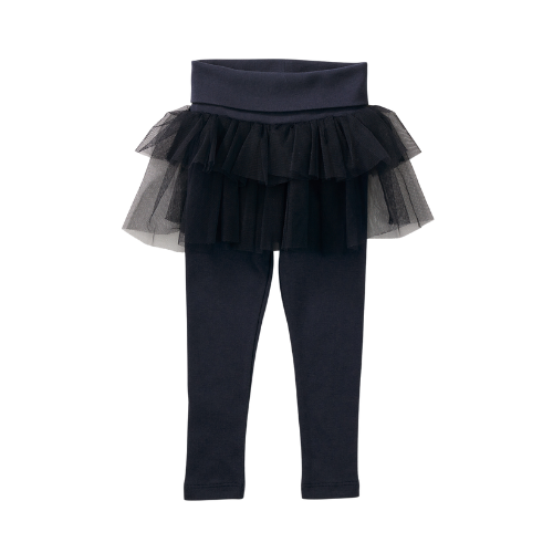 Tea Indigo Tulle Ruffle Baby Pants 18-24M