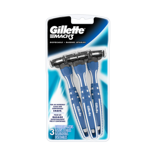 Gillette Mach 3 Smooth Shave Disposable 3ct