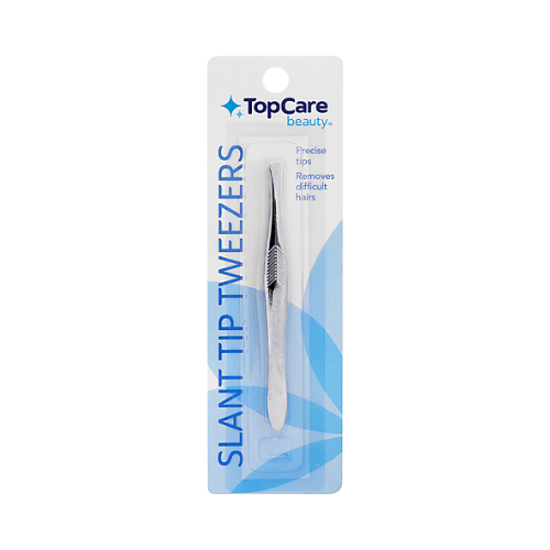 Topcare Tweezers Slant Tip 1ct