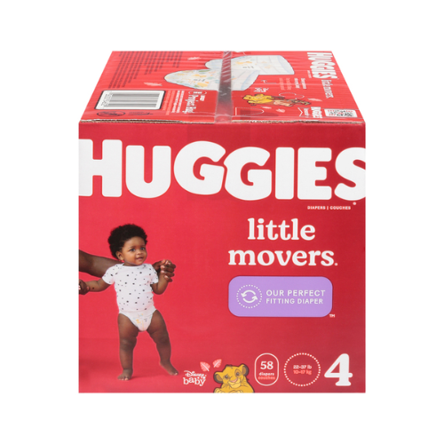 Huggies Lil Mover Giga Diaper Size 4 58ct