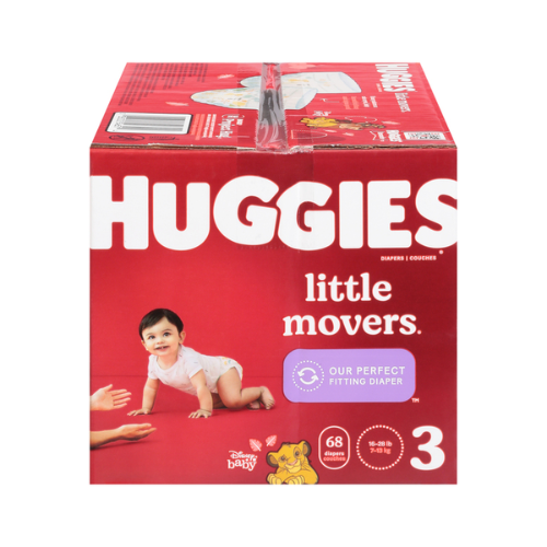 Huggies Diapers Little Movers Size 3 68ct