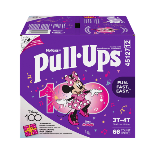 Huggies Pull-Ups Training Pants 3T-4T Girl 66ct