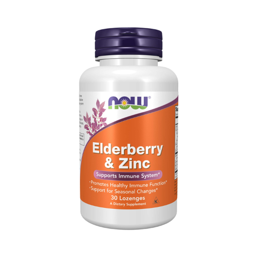 NOW Elderberry & Zinc  Lozenges 30ct