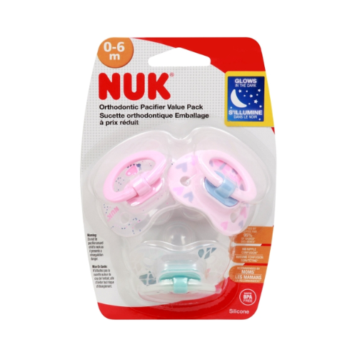 Nuk Pacifier Sz 1 3pk