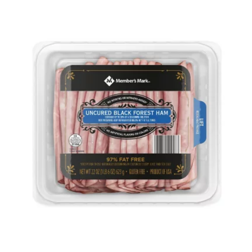 Member's Mark Uncured Black Forest Ham 22oz