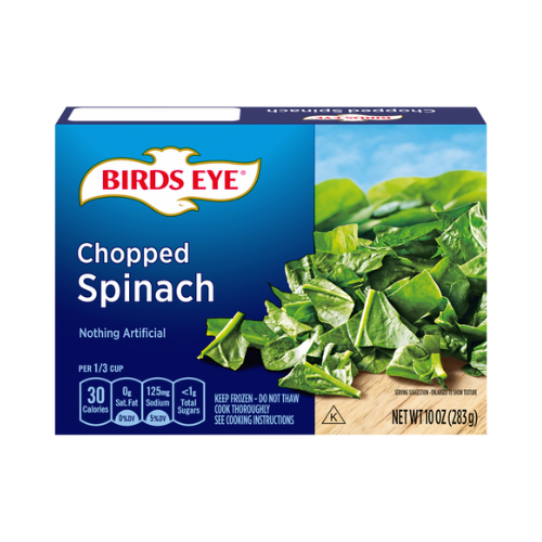 Birds Eye Frozen Chopped Spinach 10oz