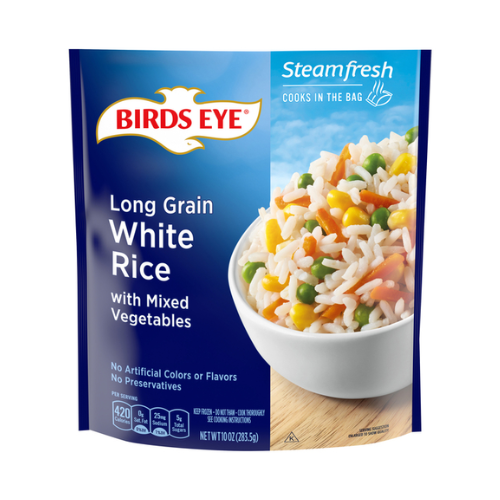 Birds Eye Frozen Steamfresh Long Grain White Rice with Mixed Vegetables 10oz