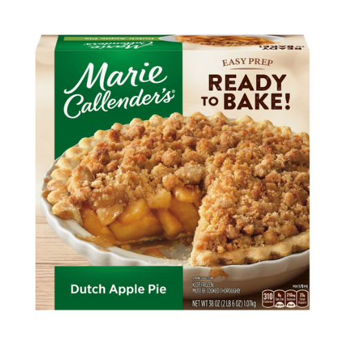 Marie Callender Frozen Pie Dutch Apple 38oz